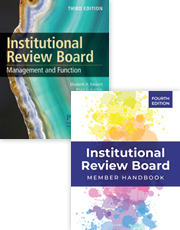 IRB Bundle: Institutional Review Board: Member Handbook, 4th Ed. WITH Institutional Review Board: Management and Function, 3rd Ed.